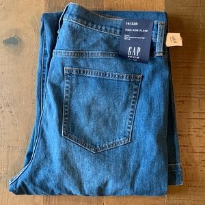 GAP NWT High Rise Flare Jeans Size 14 / 32R